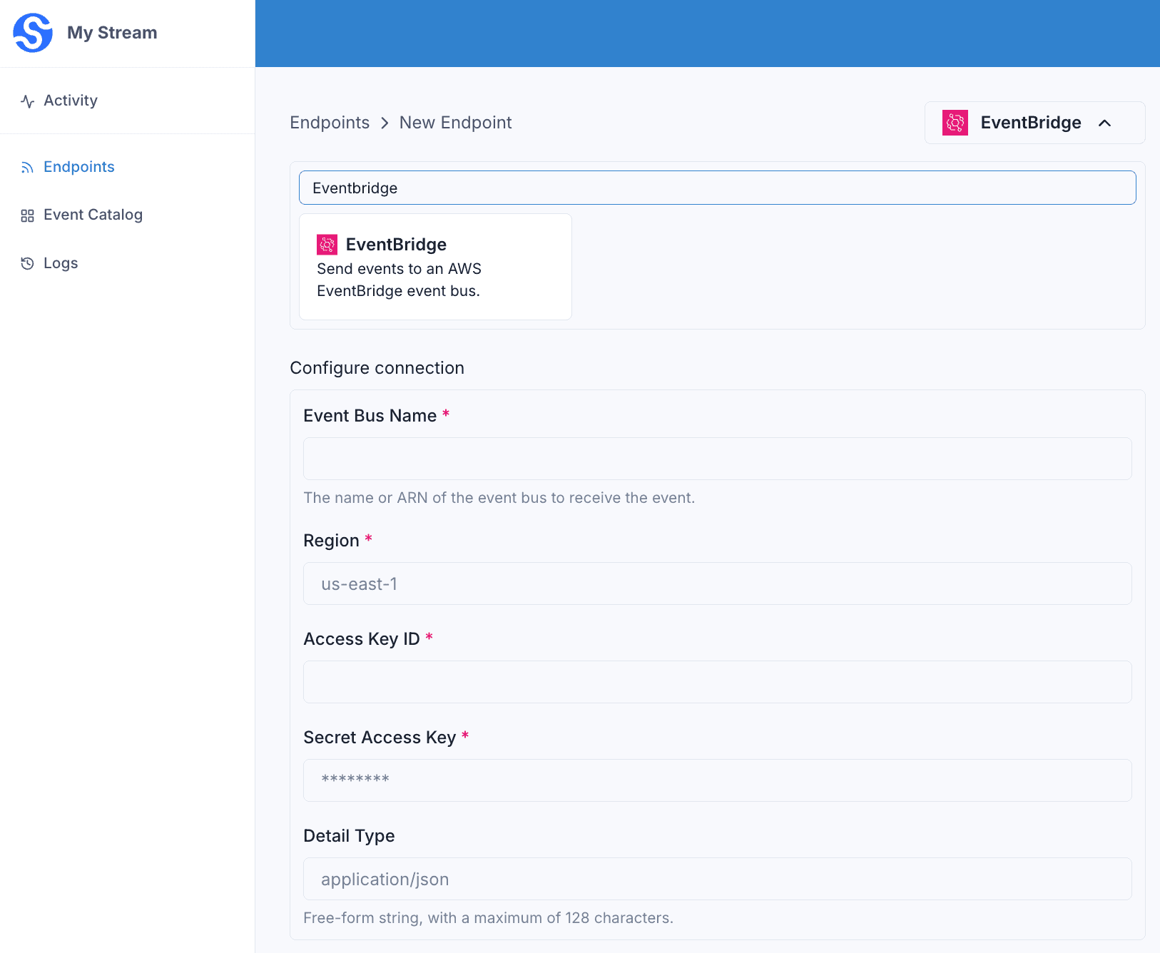 EventBridge Endpoint Create