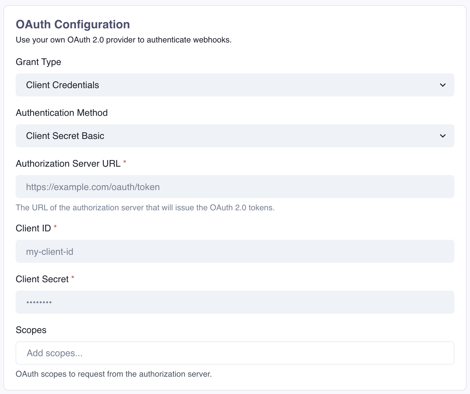 OAuth Authentication