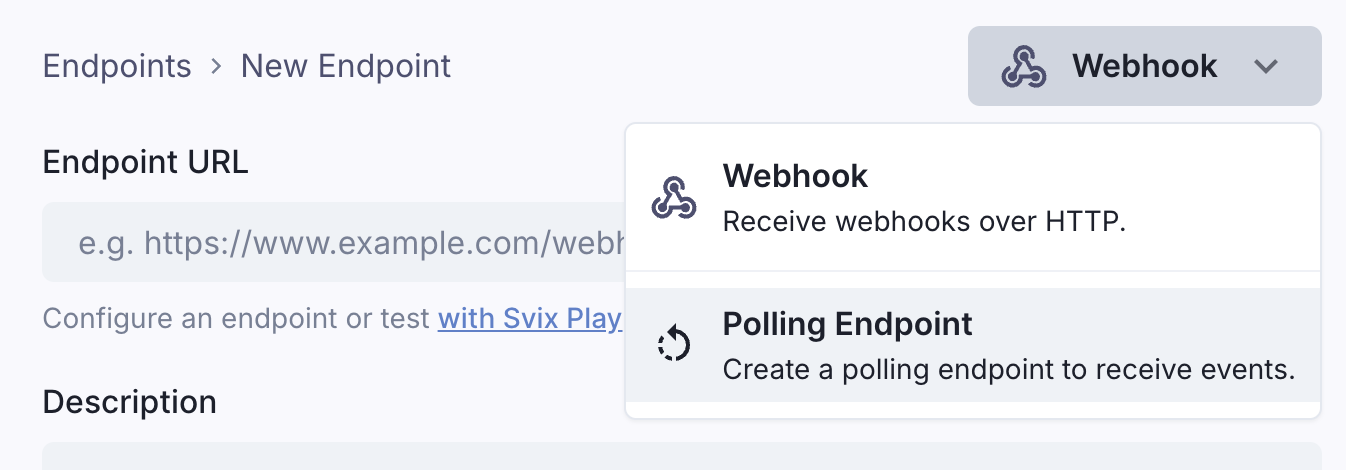 Polling Endpoint Create